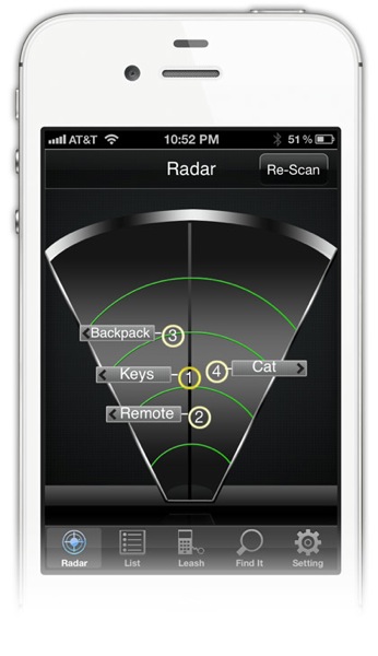 Iphone radar